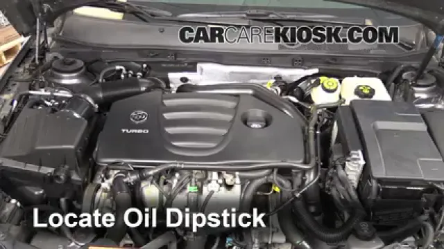 2011 Buick Regal CXL 2.0L 4 Cyl. Turbo FlexFuel Huile Vérifier le niveau de l'huile